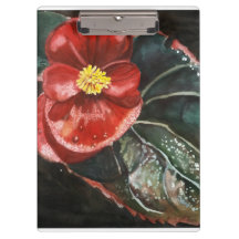 Dark Begonia en aquarelle