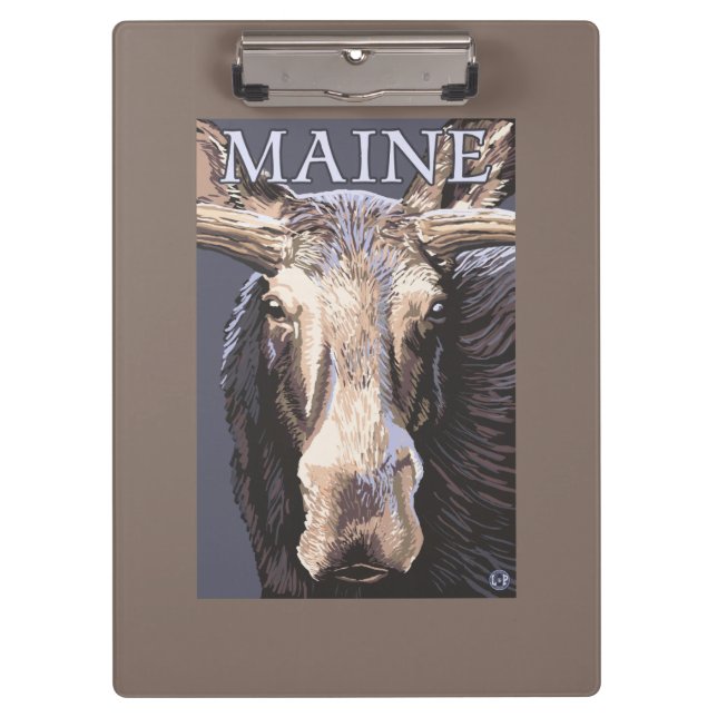 Porte-bloc De MaineMoose fin (Devant)