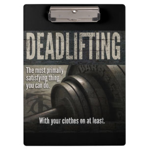Porte-bloc Deadlift - Funny Gym - Novelty Workout