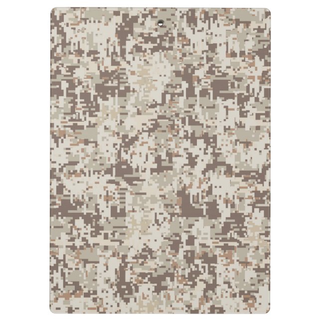 Porte-bloc Décor Camouflage numérique style désert (Dos)