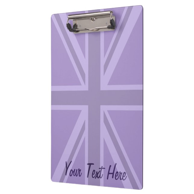 Porte-bloc Décor Union Jack Accent Violet (Gauche)