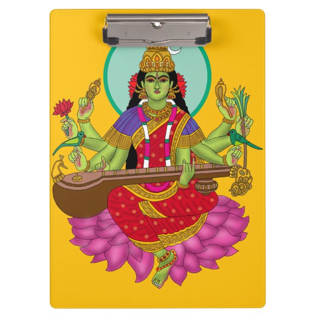 Porte-bloc Déesse Matangi  (Devant)