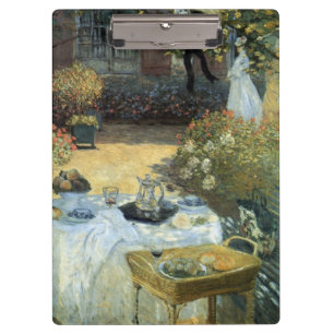 Porte-bloc Déjeuner de Claude Monet, impressionnisme Vintage