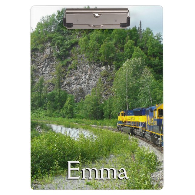 Porte-bloc Denali Express Alaska Train Vacation Photographie (Devant)