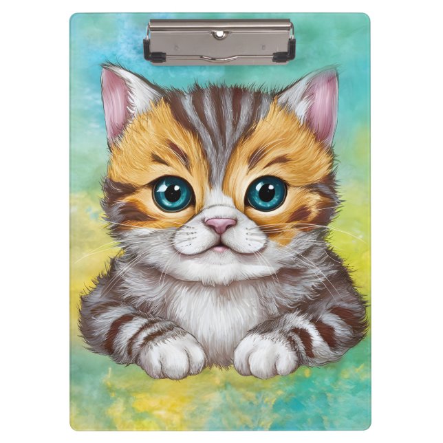 Porte-bloc Dessin de chat (Devant)