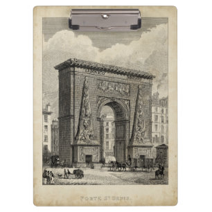 Porte-bloc Dessin de monument de Porte Saint-Denis