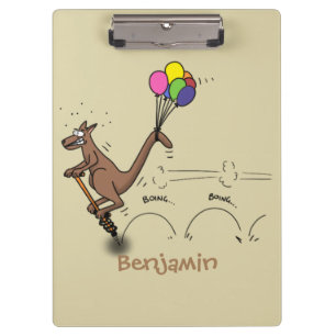 Porte-bloc Dessin d'humour australien kangourou