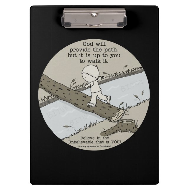 Porte-bloc Dieu donne un chemin (Devant)