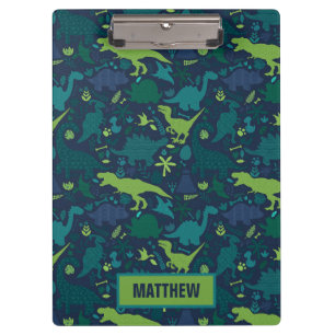 Porte-bloc Dino Doodle Silhouettes Enfants Dinosaur