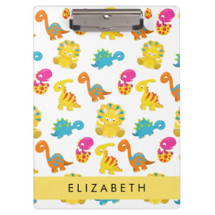 Porte-bloc Dinosaures Mignons, Motif Des Dinosaures, Votre No