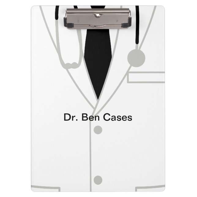 Porte-bloc Docteur Médicale Acrylic Clipboard de thème (Devant)