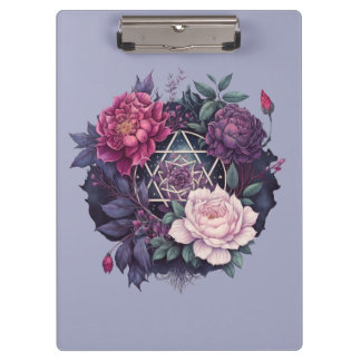 Porte-bloc Dossier de poche Wiccan Lavender Pyrénées Pentacle