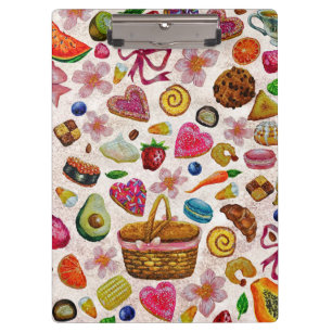 Porte-bloc Douceurs de pâtisserie mignonnes