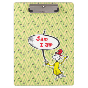 Porte-bloc Dr Seuss   Symbole de retenue Sam-I-Am
