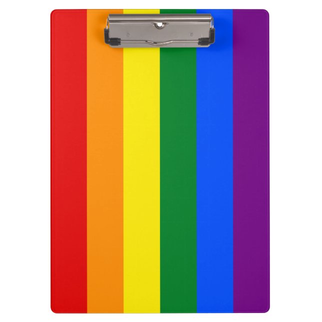 Porte-bloc Drapeau arc-en-ciel (LGBT) (Devant)