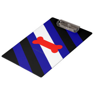 Porte-bloc Drapeau de fierté de jeu de chiots de SlipperyJoe