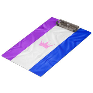 Porte-bloc Drapeau de fierté de la culture drag de SlipperyJo