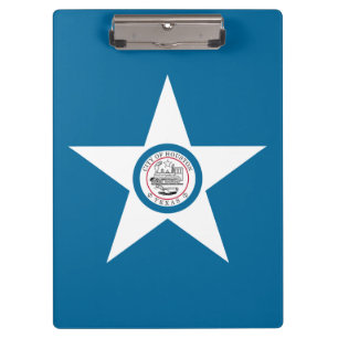 Porte-bloc Drapeau de la ville de Houston, Texas Porte - bloc