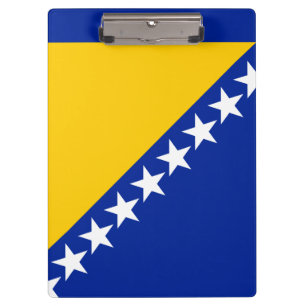 Porte-bloc Drapeau patriotique de Bosnie-Herzégovine