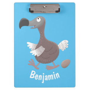 Porte-bloc Drôle dessin animé d'oiseau de dodo