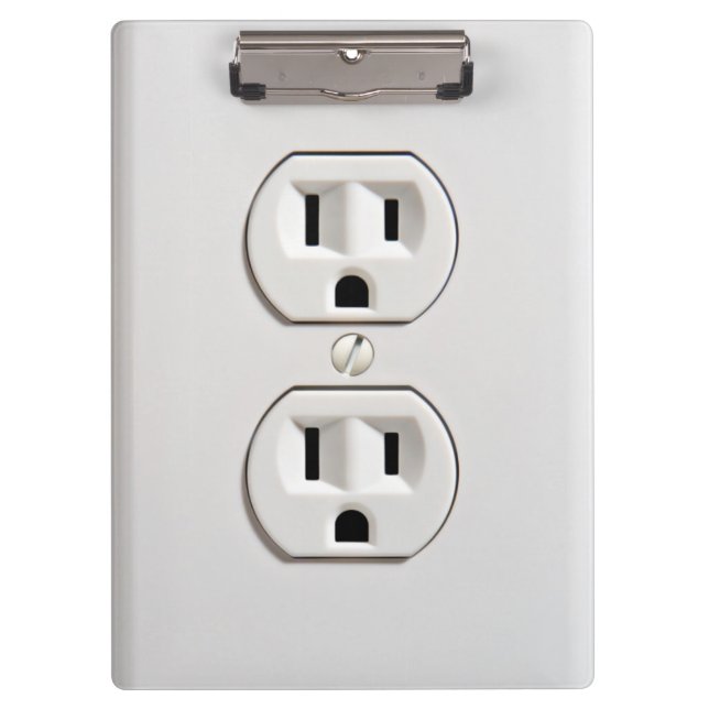 Porte-bloc Drôle Fake Electric Outlet (Devant)