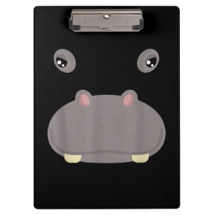 Porte-bloc Drôle Mignonne Animal Visage Hippo Costume Hallowe