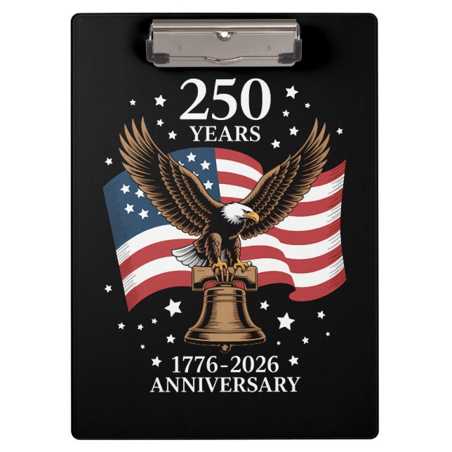 Porte-bloc Eagle and Flag 250 Years of America 1776-2026 (Devant)