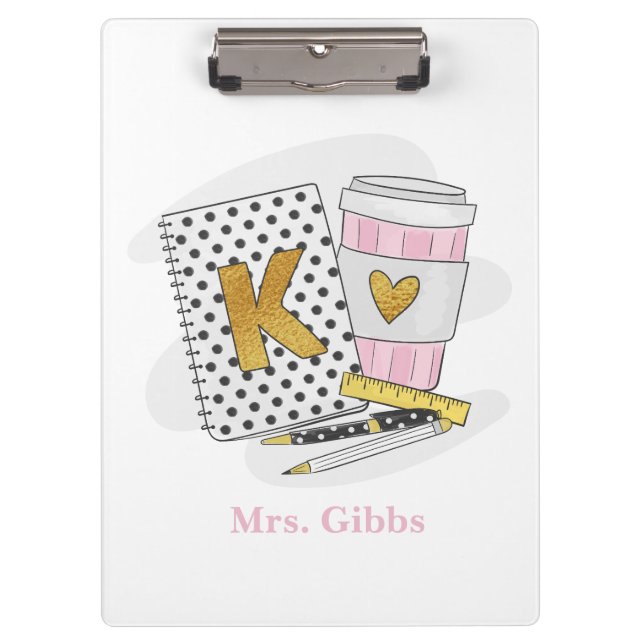 Porte-bloc École d'enseignant White Kindergarten (Devant)