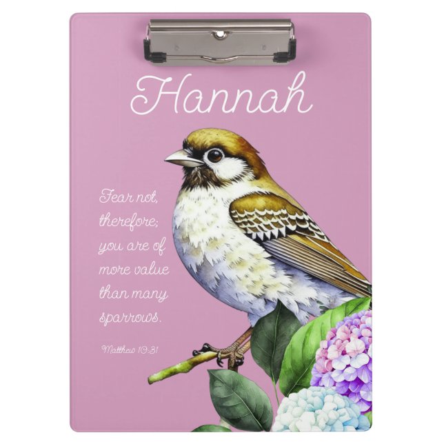 Porte-bloc Écriture Matthieu 10:31 (Devant)