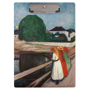 Porte-bloc Edvard Munch - Les filles sur le pont