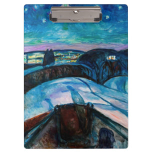 Porte-bloc Edvard Munch - Nuit étoilée 1922