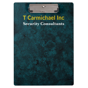 Porte-bloc Effet de marbre gris turquoise