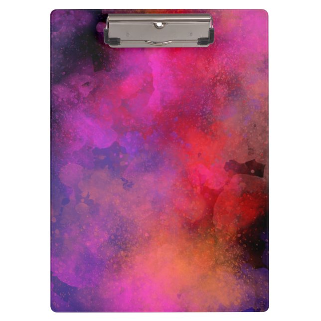 Porte-bloc Effet Splatter de peinture Galaxy (Devant)