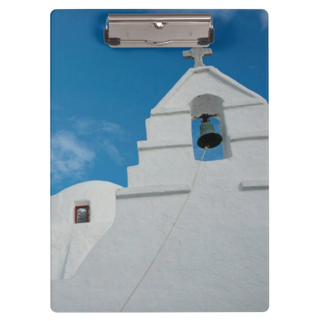 Porte-bloc Église typique blanchie à la chaux (Devant)
