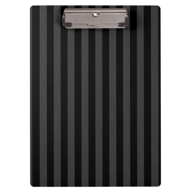 Porte-bloc Elagnat Black & Smoky Black Vertical Stripes (Devant)