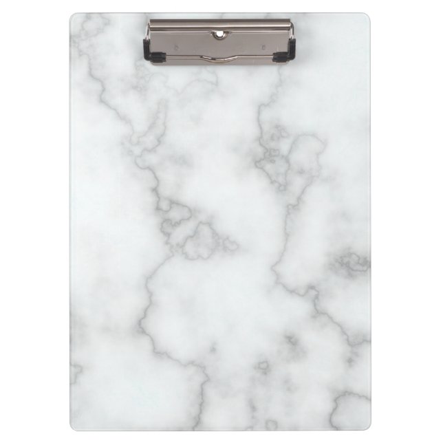 Porte-bloc Elégant Marbre blanc Faux (Devant)