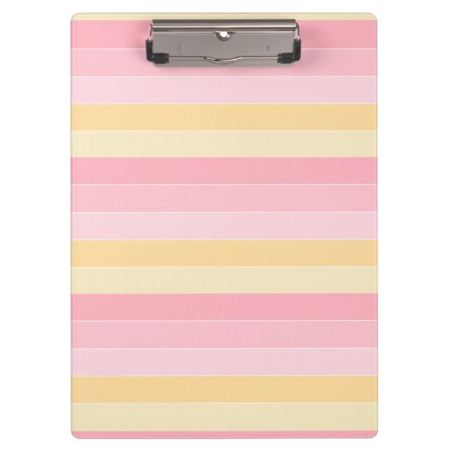 Porte-bloc Élégant Modèle moderne Pastel Couleurs Vanille ros (Devant)
