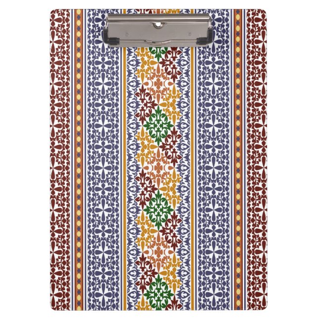 Porte-bloc élégant motif ethnique (Devant)