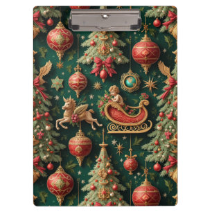 Porte-bloc Élégant Porte - bloc de Noël baroque