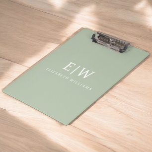 Porte-bloc Élégant professionnel simple Monogramme minimalist