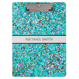 Porte-bloc Elégante mosaïque multicolore Parties scintillant 