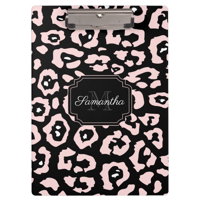 Porte-bloc Empreinte de léopard mignon (Devant)