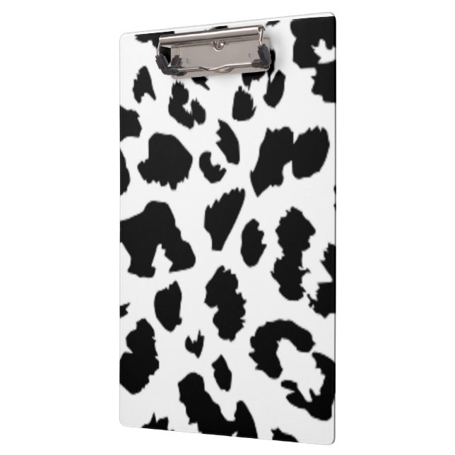 PORTE-BLOC EMPREINTE DE LÉOPARD NOIR (Gauche)