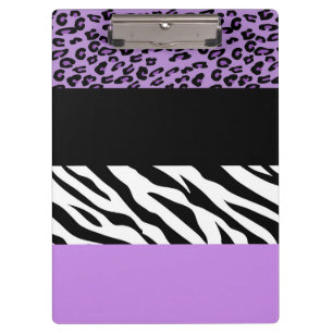 Porte-bloc Empreinte de léopard, Zebra Print, Poster de anima