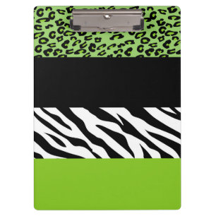 Porte-bloc Empreinte de léopard, Zebra Print, Poster de anima