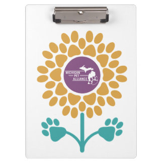 Porte-bloc Empreinte de patte Porte - blocs de tournesol