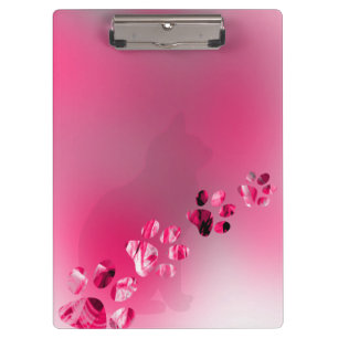 Porte-bloc Empreintes de pattes de chats modernes Kitty