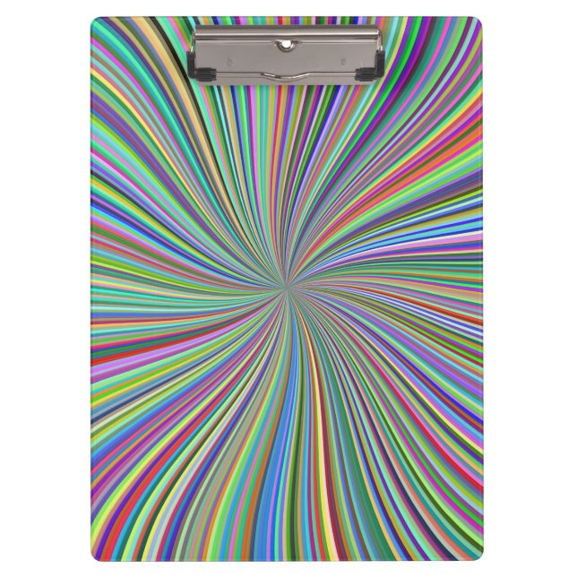 Porte-bloc Énergétique Colorful Ribbon Sunburst (Devant)