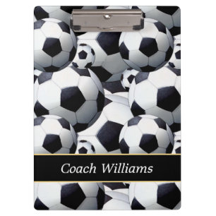 Porte-bloc Entraîneur de soccer personnalisé