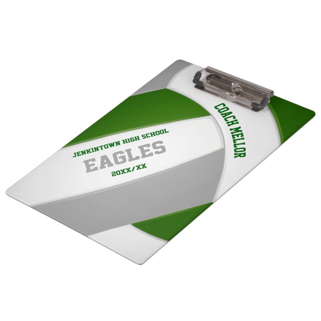 Porte-bloc entraîneur de volley-ball green grey (Incliné)